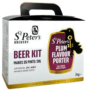 St Peters Plum Flavour Porter Beer Kit