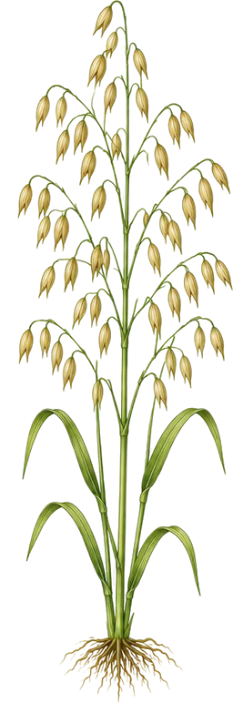 Oat plant
