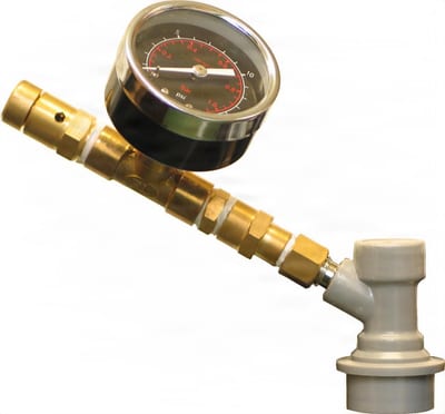 Cornelius Adjustable Pressure Release Valve with Gauge