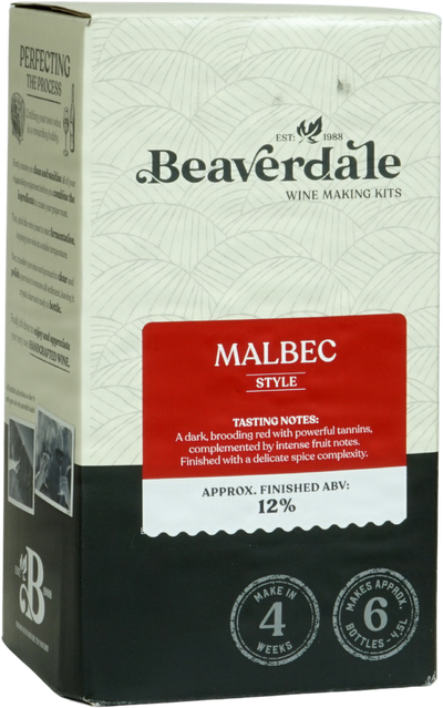 Beaverdale Malbec Wines Kit 6 bottle