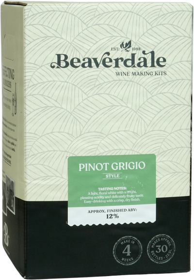 Beaverdale Pinot Grigio Wines Kit 30 bottle