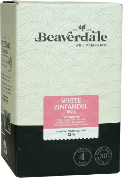 Beaverdale White Zinfandel Wines Kit 30 bottle