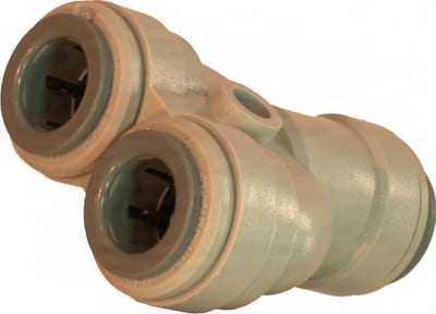 John Guest Speedfit 3/8 - 3/8 - 3/8 Two Way Divider