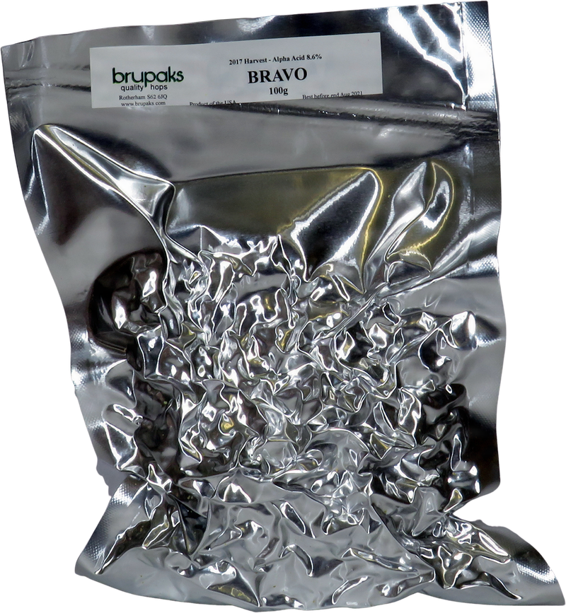 Brupaks Vacuum Packed Hops Bravo (USA) 100 g