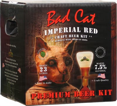 Bulldog Brews American Craft Kits Bad Cat Imperial Red Beer Kit 4.7 kg