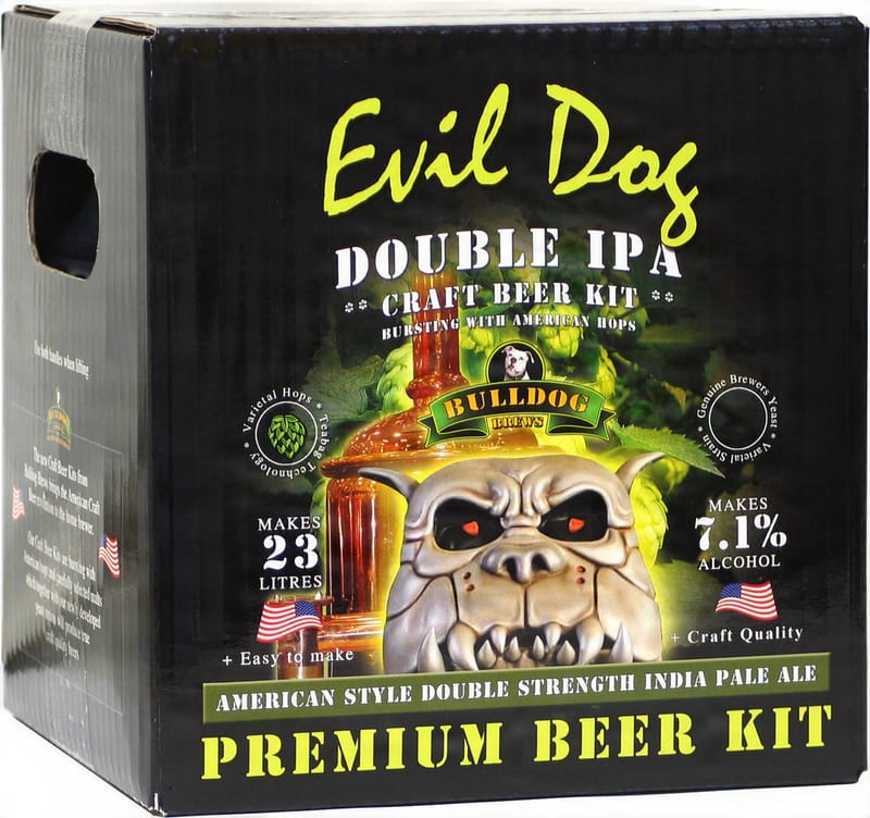 Bulldog Brews American Craft Kits Evil Dog Double IPA Beer Kit 4.7 kg