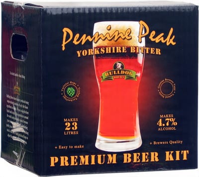 Bulldog Brews Pennine Peak Yorkshire Bitter Beer Kit 3.3 kg