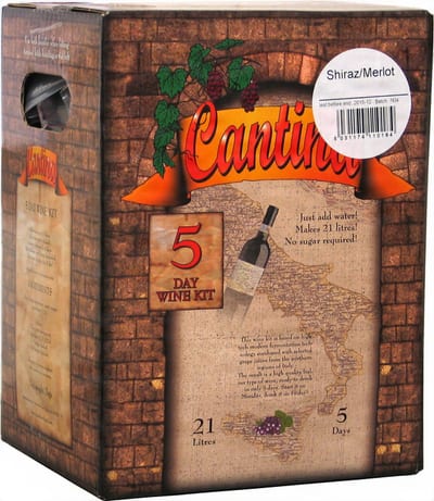 Cantina Gold Shiraz Merlot Wines Kit 7 kg