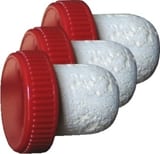 Corks Flanged Plastic Topped Cork [red]  (100s)