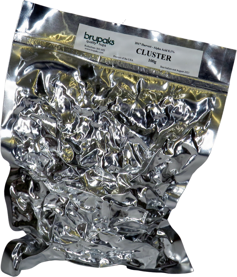 Brupaks Vacuum Packed Hops Cluster (USA) 100 g