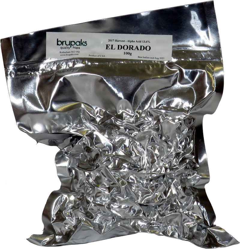 Brupaks Vacuum Packed Hops El Dorado (USA) 100 g