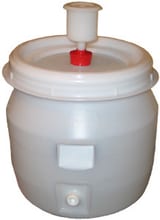 Woodshield HD Fermenter, Airlock & Tap (40 cm dia x 36 cm h) 30 litres