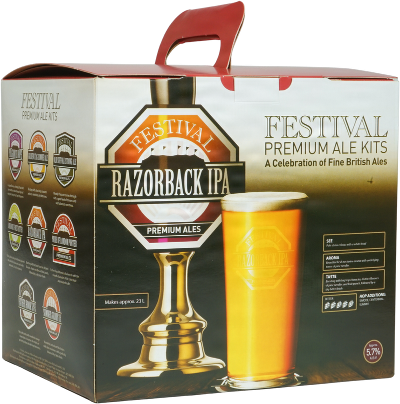Festival Premium Ale Razorback IPA Beer Kit 3.6 kg