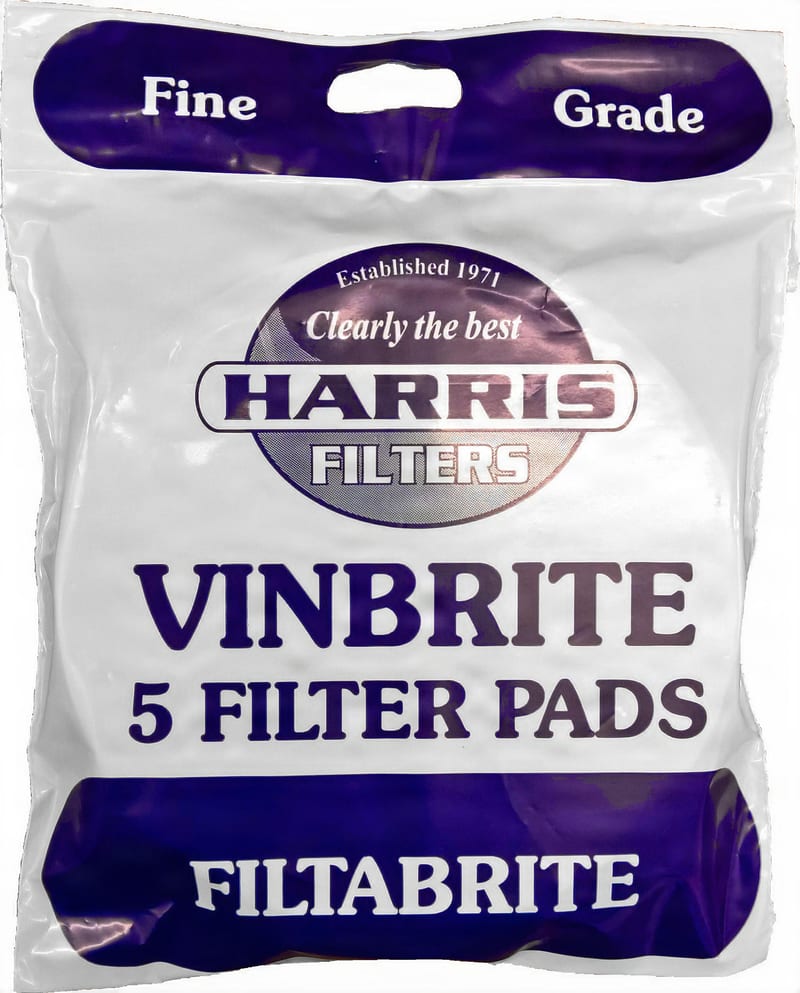 Harris Vinbrite Filtabrite Pads (5s) (fits 1139) 5 pads