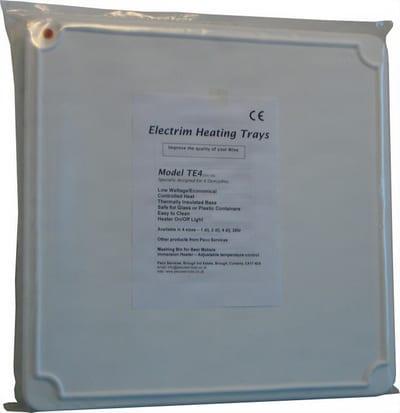 Electrim Heated Pad    (TE4) for 4 demijohns