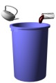 Bob adding kit to bucket