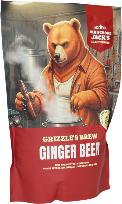 Mangrove Jack's Craft Series Grizzle's Brew Ginger Beer Beer Kit 40pt