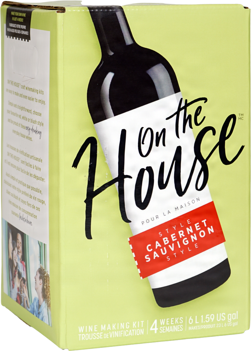On The House Cabernet Sauvignon Wines Kit 30 bottle