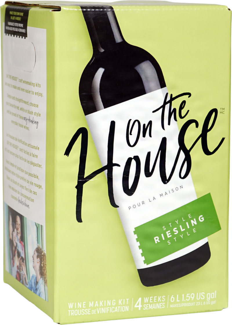 On The House Riesling Wines Kit 30 bottle