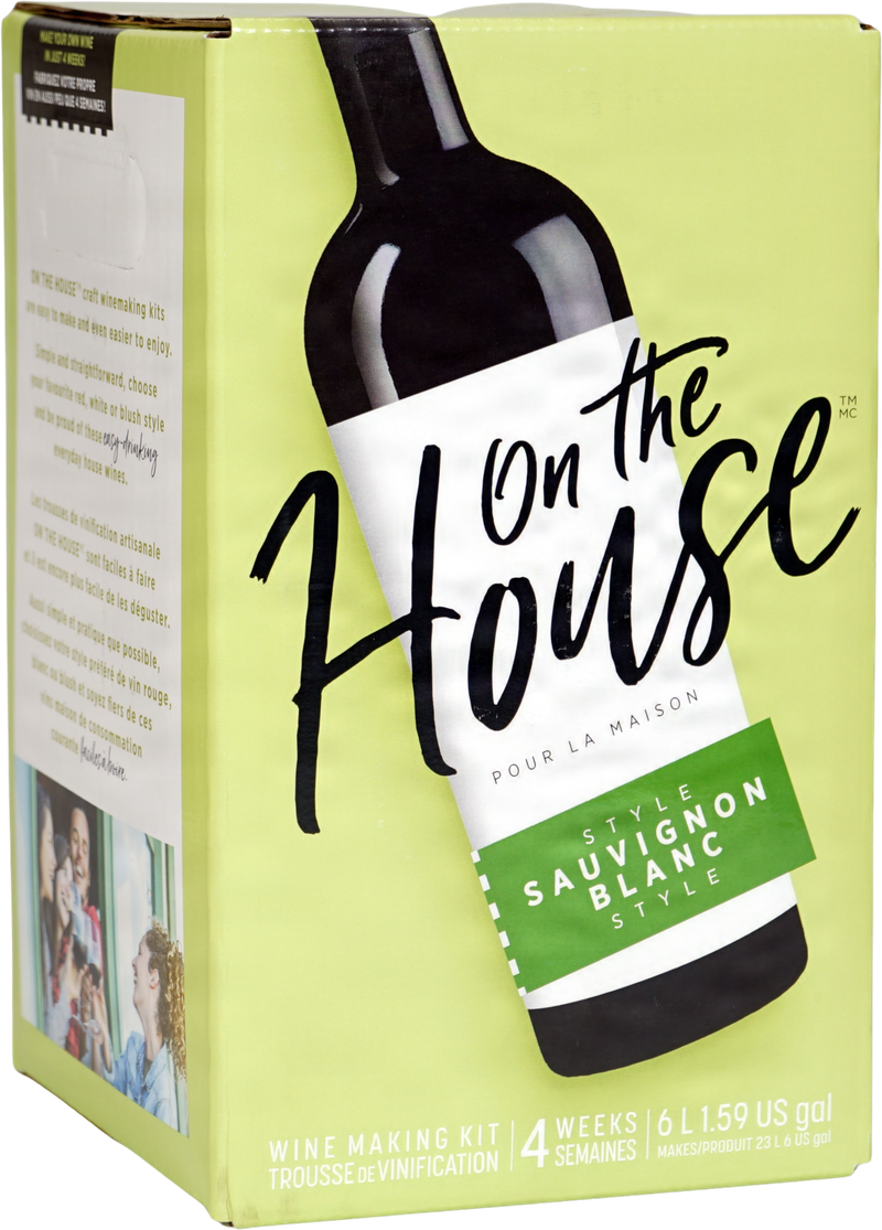 On The House Sauvignon Blanc Wines Kit 30 bottle