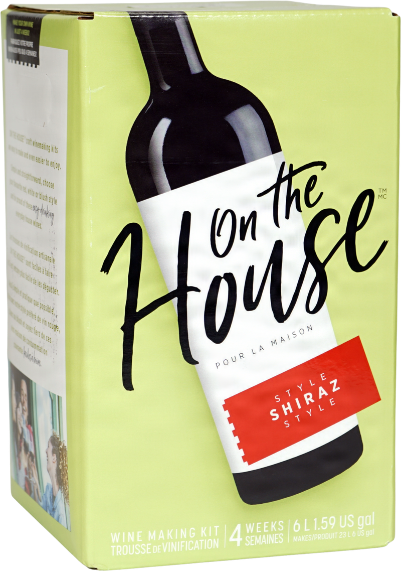On The House Shiraz (Jan 25) Wines Kit 30 bottle