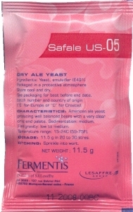 Fermentis Ale Yeast Safale US-05 11.5 g