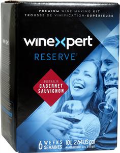 Winexpert Reserve Australian Cabernet Sauvignon Wines Kit 30 bottle