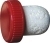 Corks Flanged Plastic Topped Cork [red]   (25s)