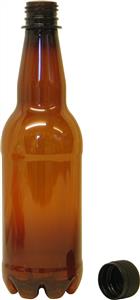 Woodshield PET Beer Bottles (brown, 50cl, 24's) 12 litre