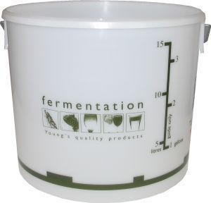 Woodshield Fermentation Bin (bucket) with lid 15 litre 15 litre