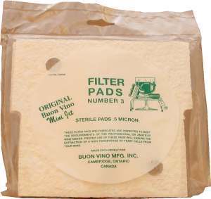 Buon Vino Sterile Pads for Minijet Filter [No.3] (3s)