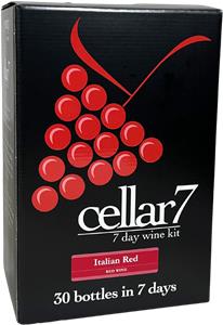 Cellar 7 Italian Red Wines Kit 30 bottle