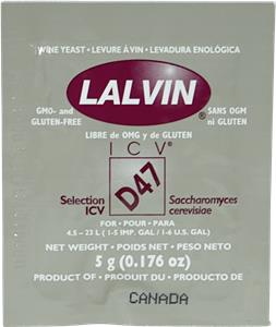 Lalvin Wine Yeast ICV-D47 5 g