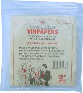 Harris Vinbrite Vinpapers Filter Papers (48s) (fits 1139)