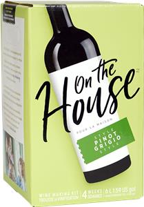 On The House Pinot Grigio Wines Kit 30 bottle