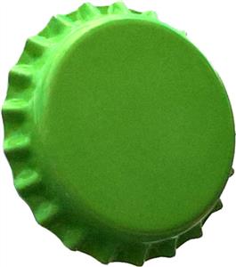 Crown Caps Lime Green Crown Caps (45s)