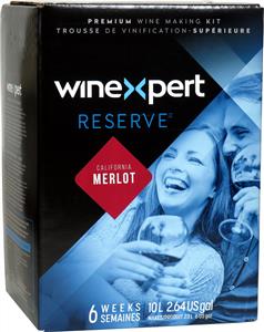 Winexpert Reserve Californian Merlot Wines Kit 30 bottle