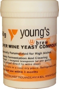 Youngs Wine Yeast Super Wine Yeast Compound 60 g