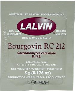 Lalvin Wine Yeast RC212 5 g