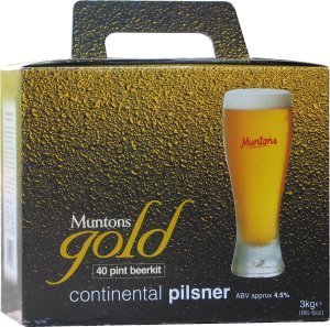 Muntons Gold Continental Pils Beer Kit 3.0 kg