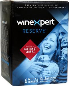 Winexpert Reserve Australian Cabernet Shiraz Wines Kit 30 bottle