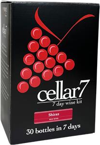 Cellar 7 Shiraz Wines Kit 30 bottle