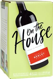 On The House Merlot Wines Kit 30 bottle