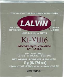 Lalvin Wine Yeast ICV-K1 (V1116) 5 g