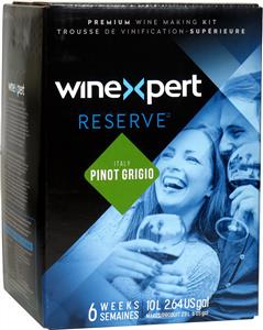 Winexpert Reserve Italian Pinot Grigio Wines Kit 30 bottle