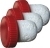 Corks Flanged Plastic Topped Cork [red]  (100s)