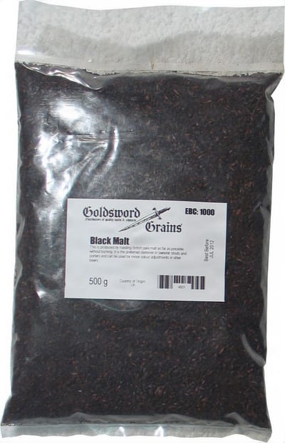 Goldsword Grains Black Malt 500 g