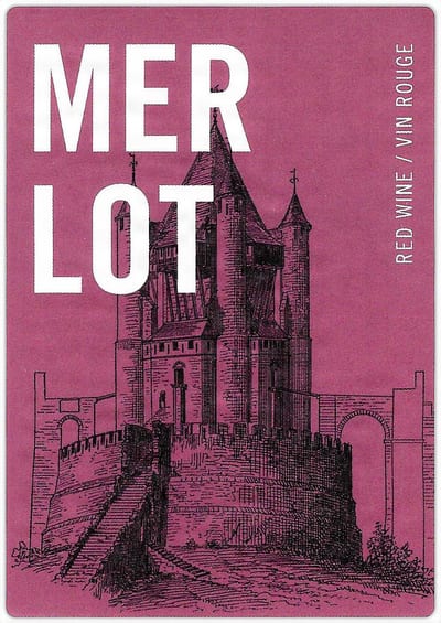 Unbranded Labels Self Adhesive Merlot (30s)