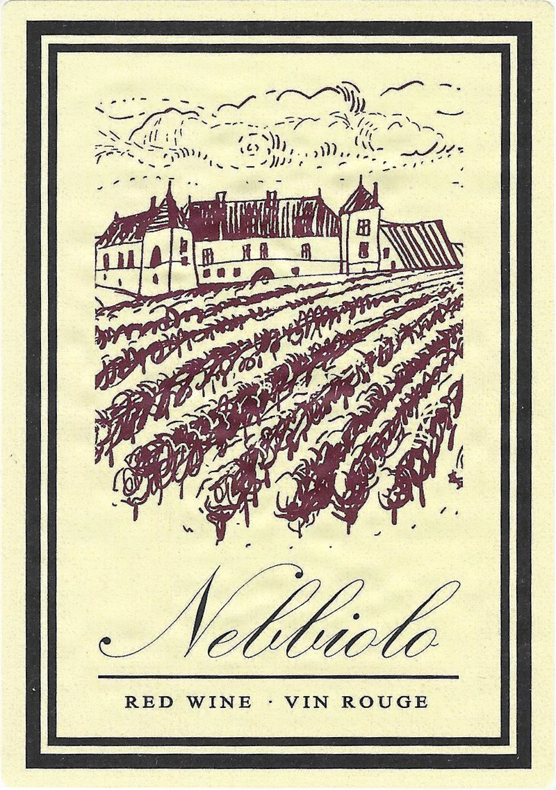 Unbranded Labels Self Adhesive Nebbiolo (30s)