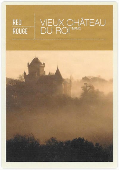 Unbranded Labels Self Adhesive Vieux Chateau du Roi (30s)